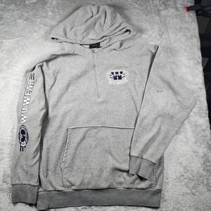 VINTAGE Wu Tang Clan Hoodie Mens Large Gray Wu Wear Loud Records 36 Chambers